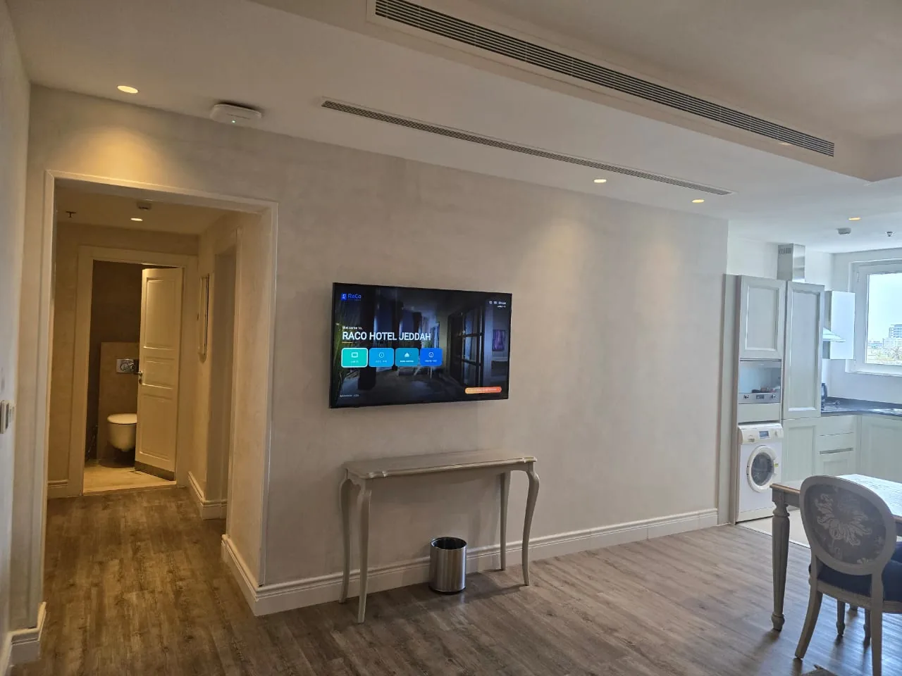 Yanbu hotel, port and staff-housing reference showing hotel Room Smart TV Interface Installation - Raco Hotel Jeddah